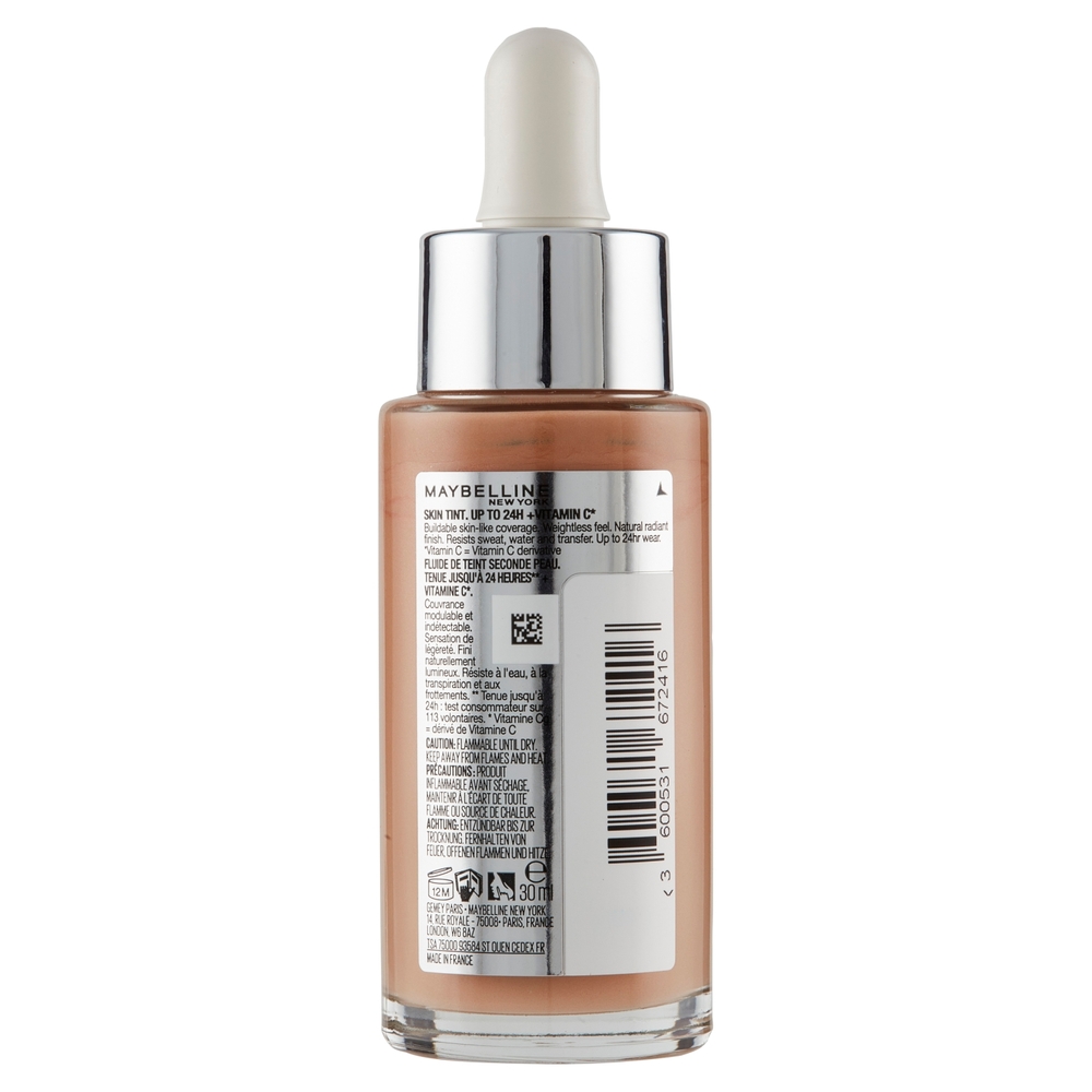 Maybelline New York Fondotinta Super Stay Skin Tint 24h - 30 30 ml